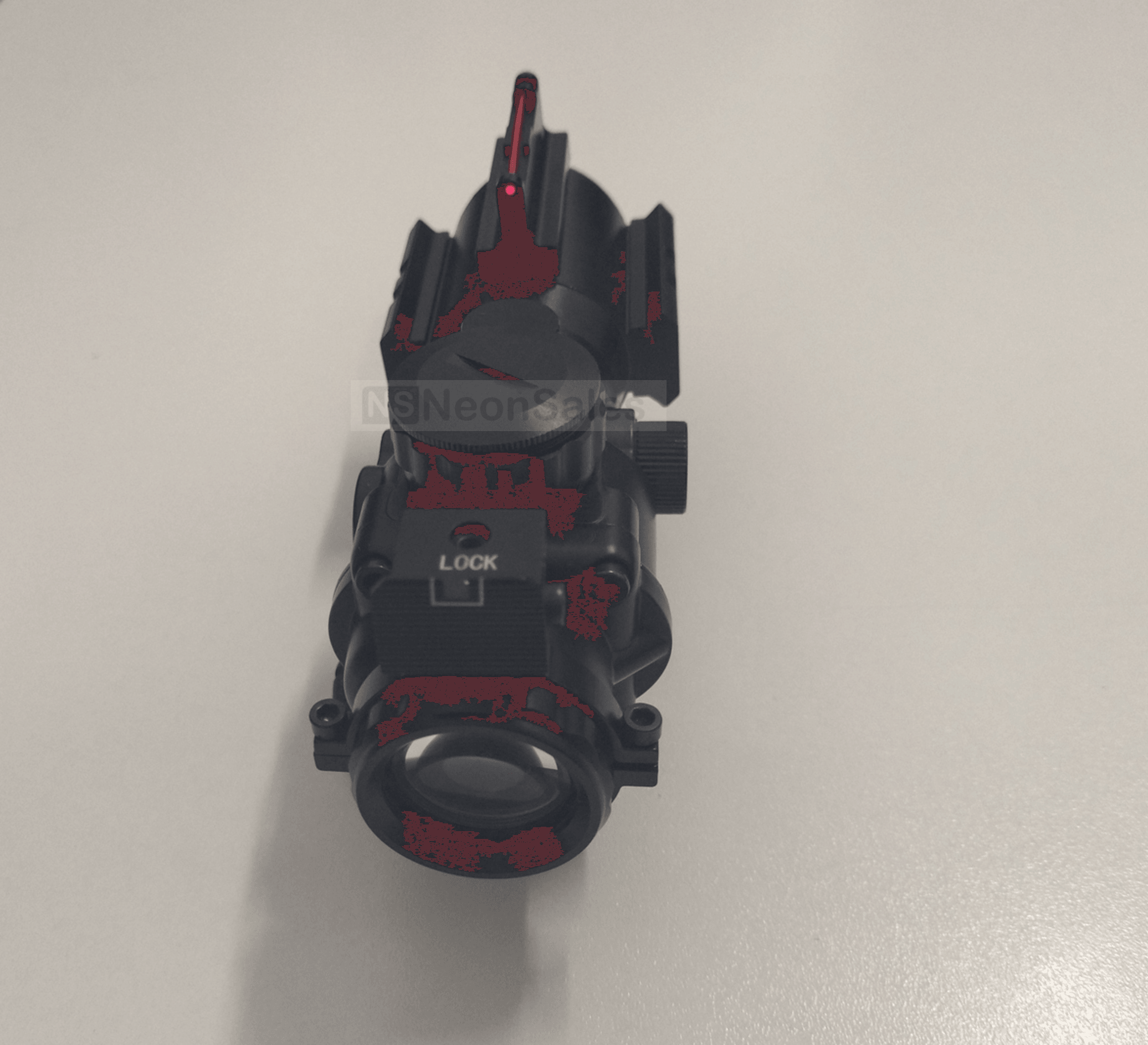 PICATINNY SCOPE, 4X32 IR (RGB) W/ IRON SIGHTS - NeonSales {{ shop.shopifyCountryName }}