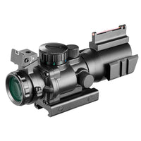 PICATINNY SCOPE, 4X32 IR (RGB) W/ IRON SIGHTS - NeonSales {{ shop.shopifyCountryName }}