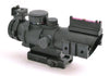 PICATINNY SCOPE, 4X32 IR (RGB) W/ IRON SIGHTS - NeonSales South Africa