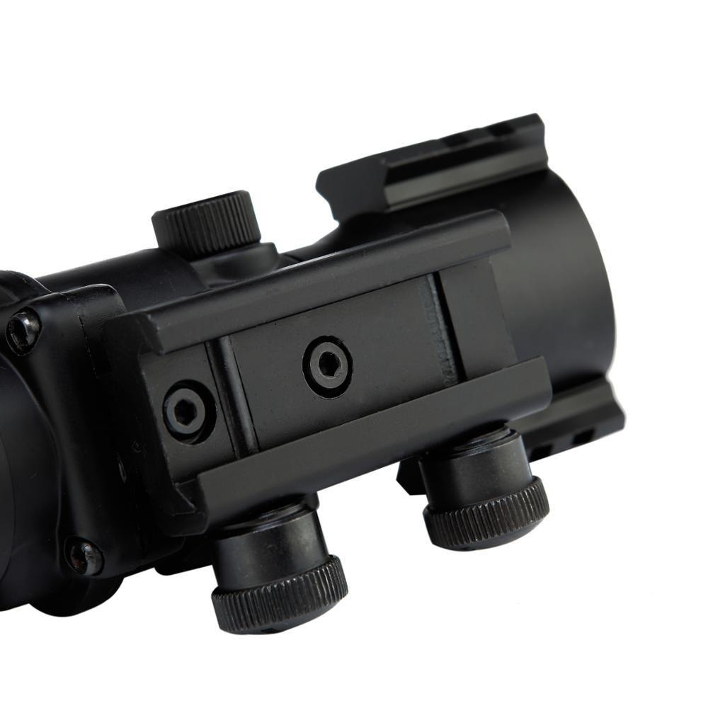 PICATINNY SCOPE, 4X32 IR (RGB) W/ IRON SIGHTS - NeonSales South Africa