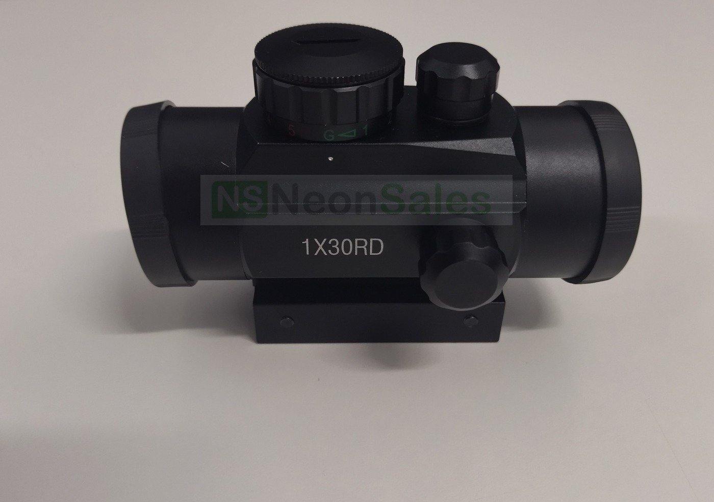 PICATINNY/DOVETAIL-MOUNTED 1X30 RED DOT SIGHT - NeonSales {{ shop.shopifyCountryName }}