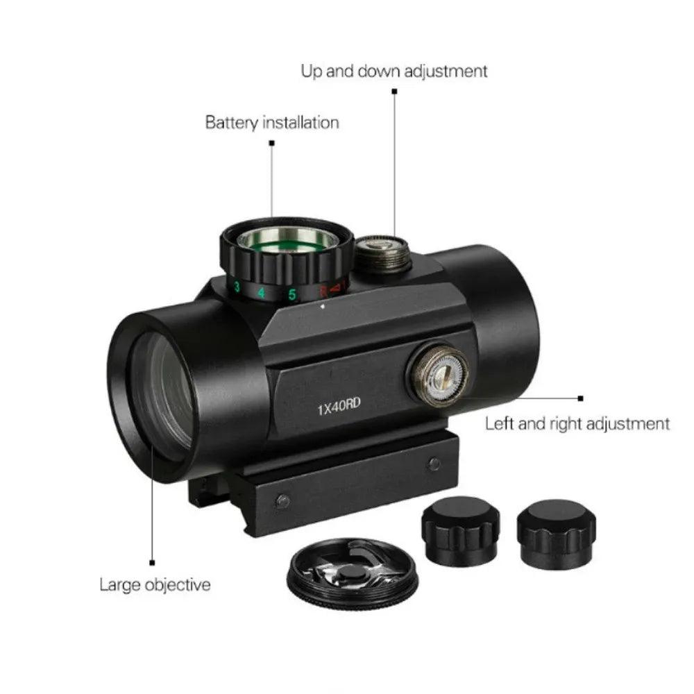 PICATINNY/DOVETAIL-MOUNTED 1X40 RED DOT SIGHT - NeonSales {{ shop.shopifyCountryName }}