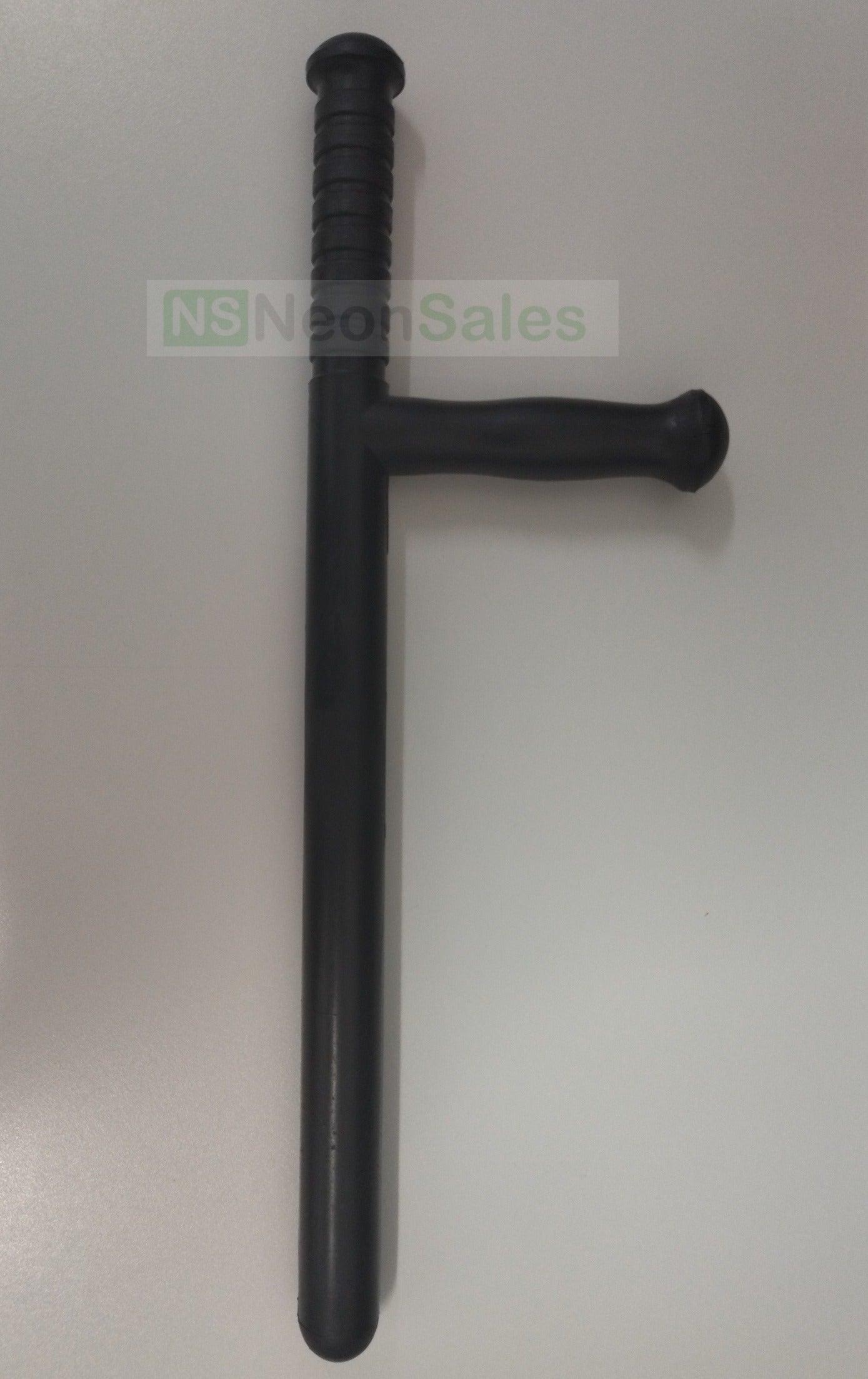 POLYPROPYLENE TONFA BATON (BLACK) - 50CM - NeonSales South Africa