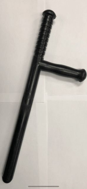 POLYPROPYLENE TONFA BATON (BLACK) - 50CM - NeonSales South Africa