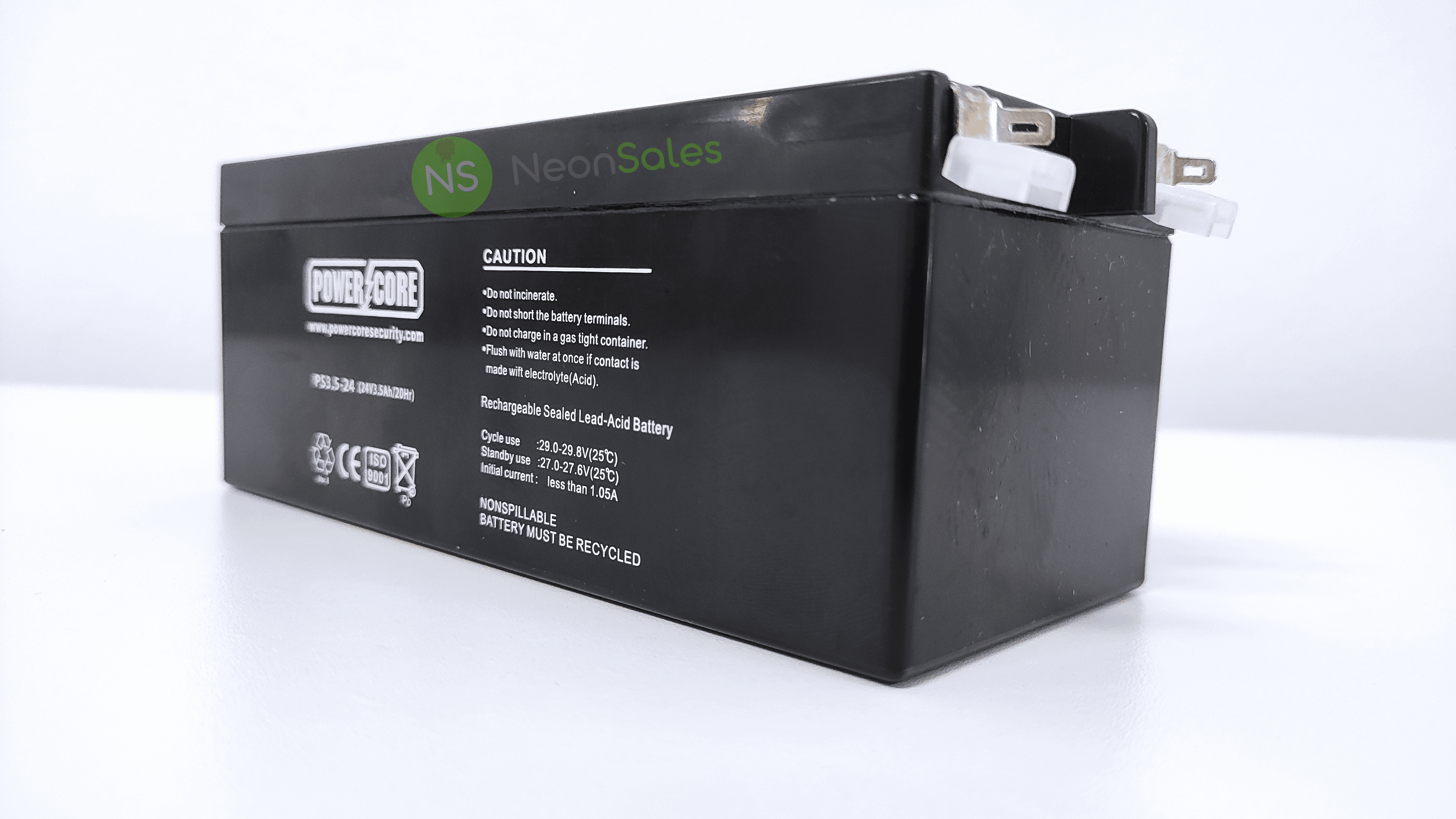 POWERCORE 24V 3.5A GARAGE BATTERY - NeonSales {{ shop.shopifyCountryName }}