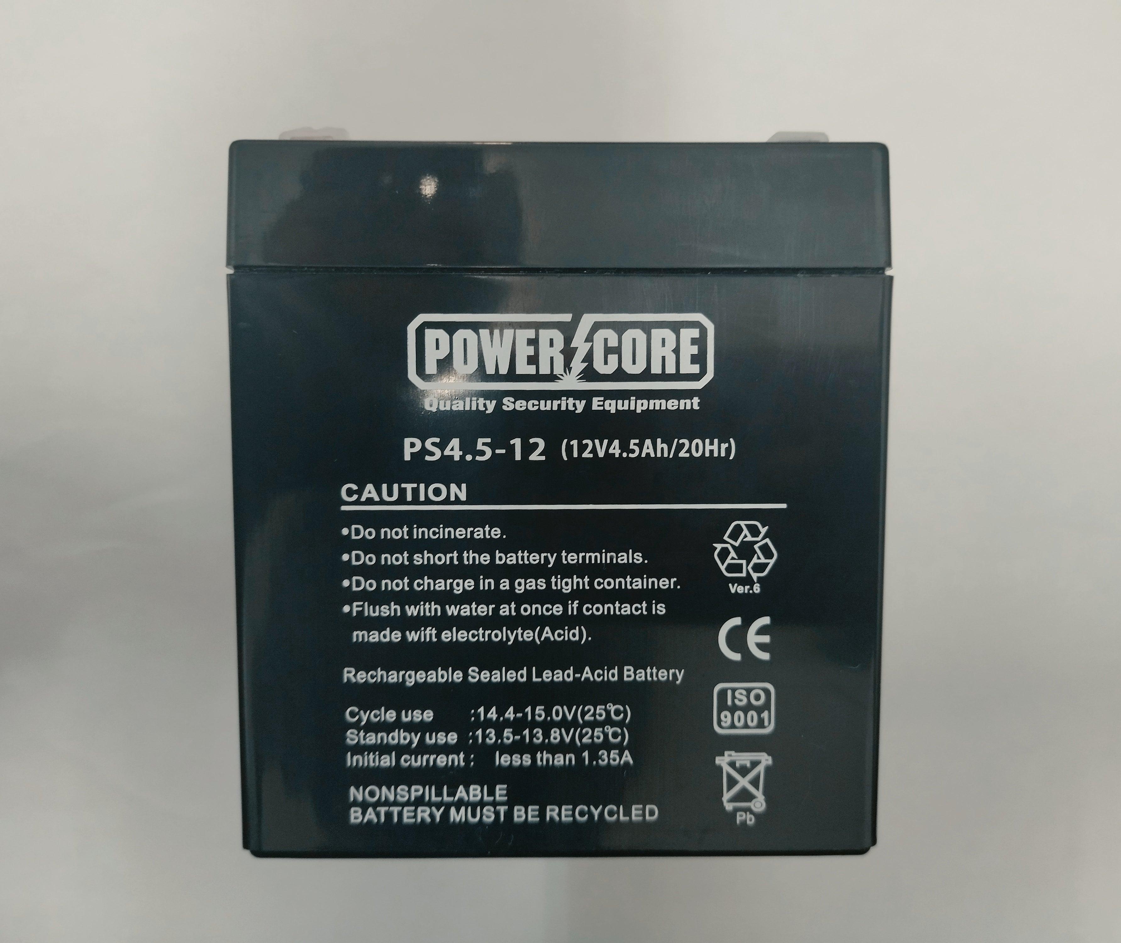 POWERCORE BATTERY 12V 4.5AH - NeonSales South Africa