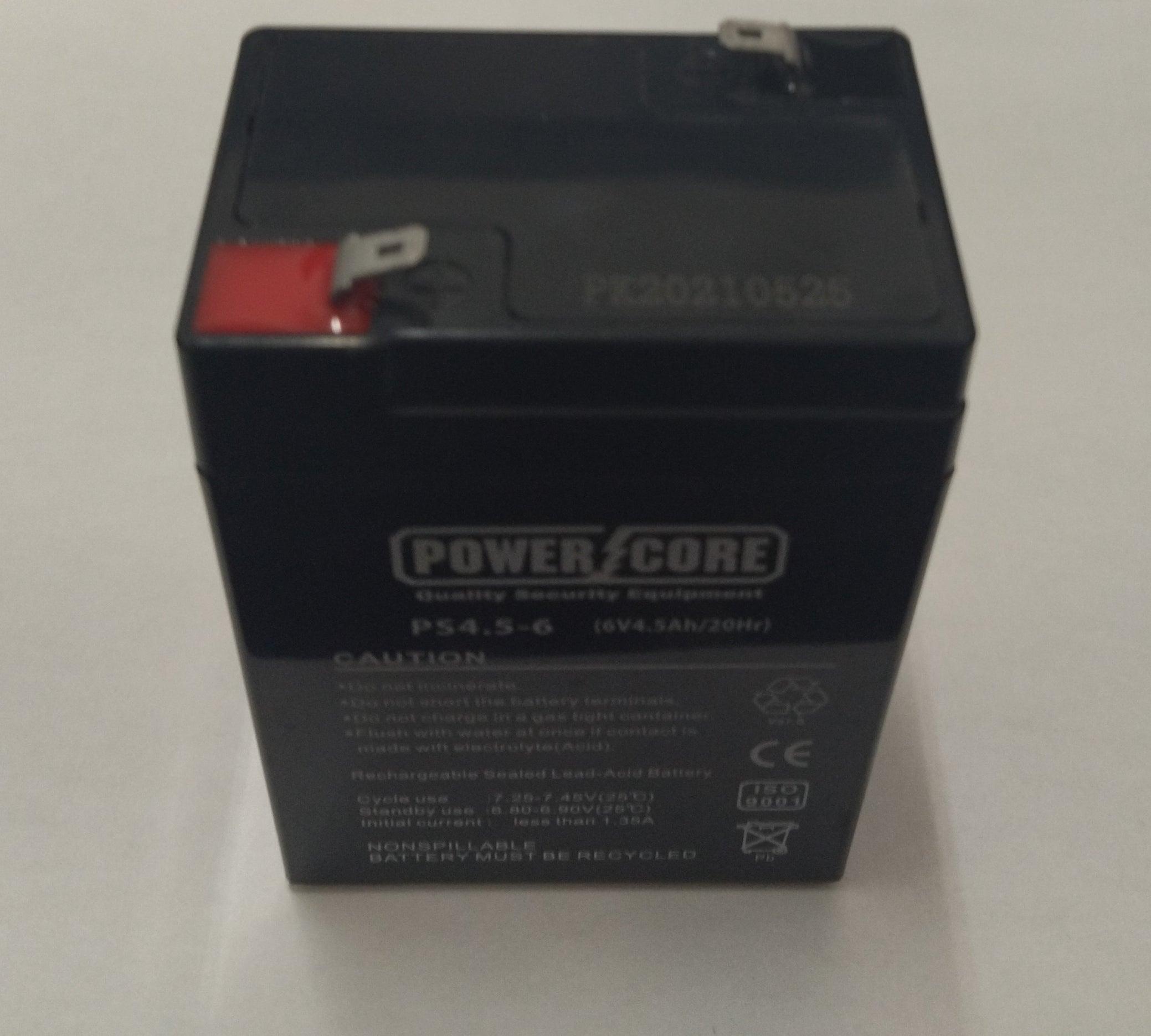 POWERCORE BATTERY 6V 4.5A - NeonSales South Africa