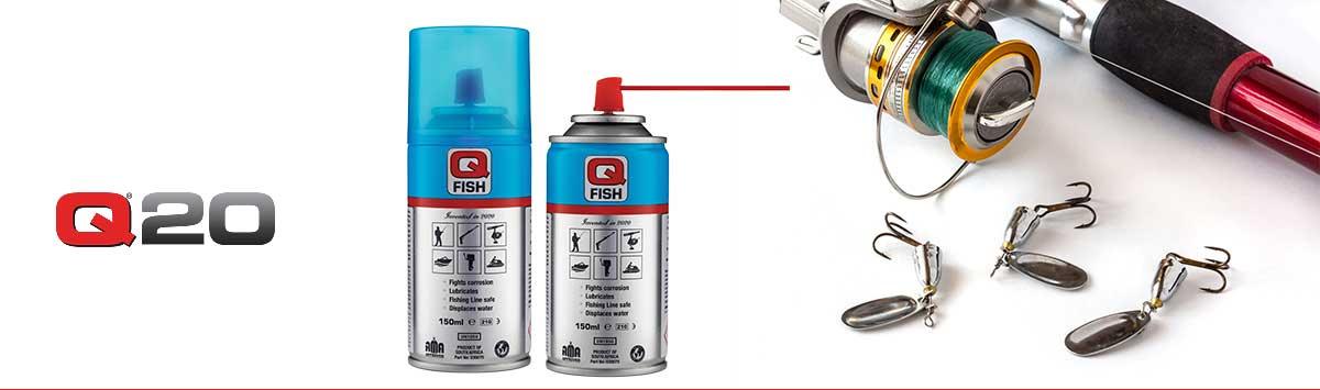 Q-FISH TACKLE GUARD SPRAY CAN - 150ML W/ SPOUT - NeonSales {{ shop.shopifyCountryName }}