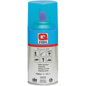 Q-FISH TACKLE GUARD SPRAY CAN - 150ML W/ SPOUT - NeonSales {{ shop.shopifyCountryName }}