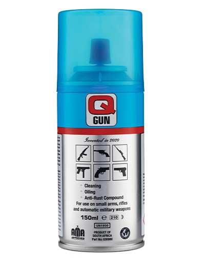 Q-GUN LUBRICANT + DERUST SPRAY CAN -150ML - NeonSales South Africa