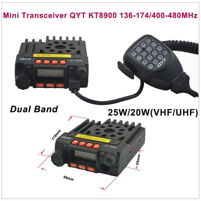 QYT KT8900 DUAL BAND MOBILE TRANSCEIVER VHF/UHF - NeonSales South Africa