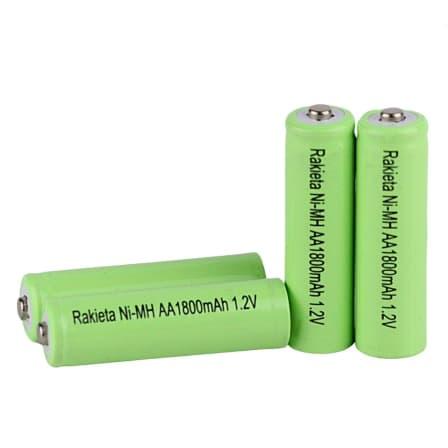 RAKIETA Ni-MH AA1800mAh 1.2V BATTERY - 1'S - NeonSales {{ shop.shopifyCountryName }}