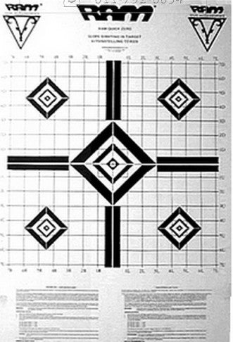 RAM SCOPE ZERO TARGETS BLACK 3'S - NeonSales {{ shop.shopifyCountryName }}