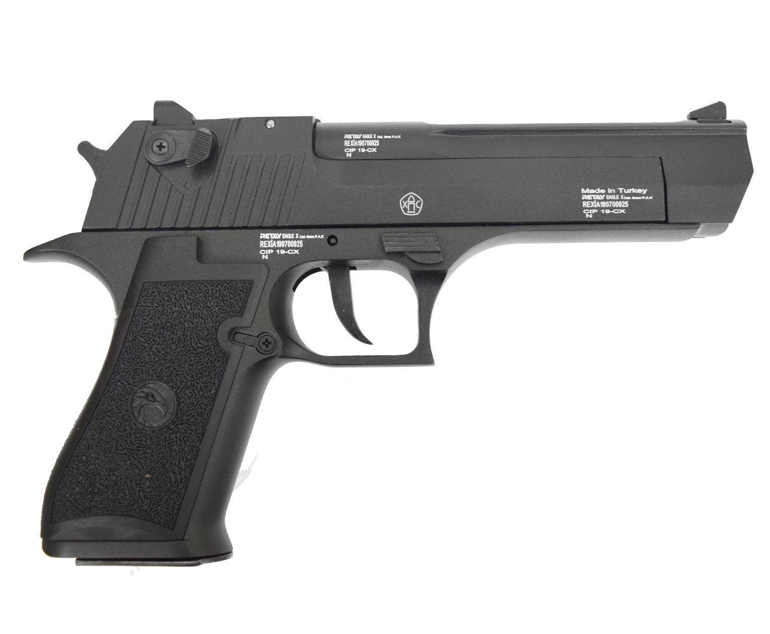 RETAY DESERT EAGLE BLANK GUN - BLACK - NeonSales South Africa