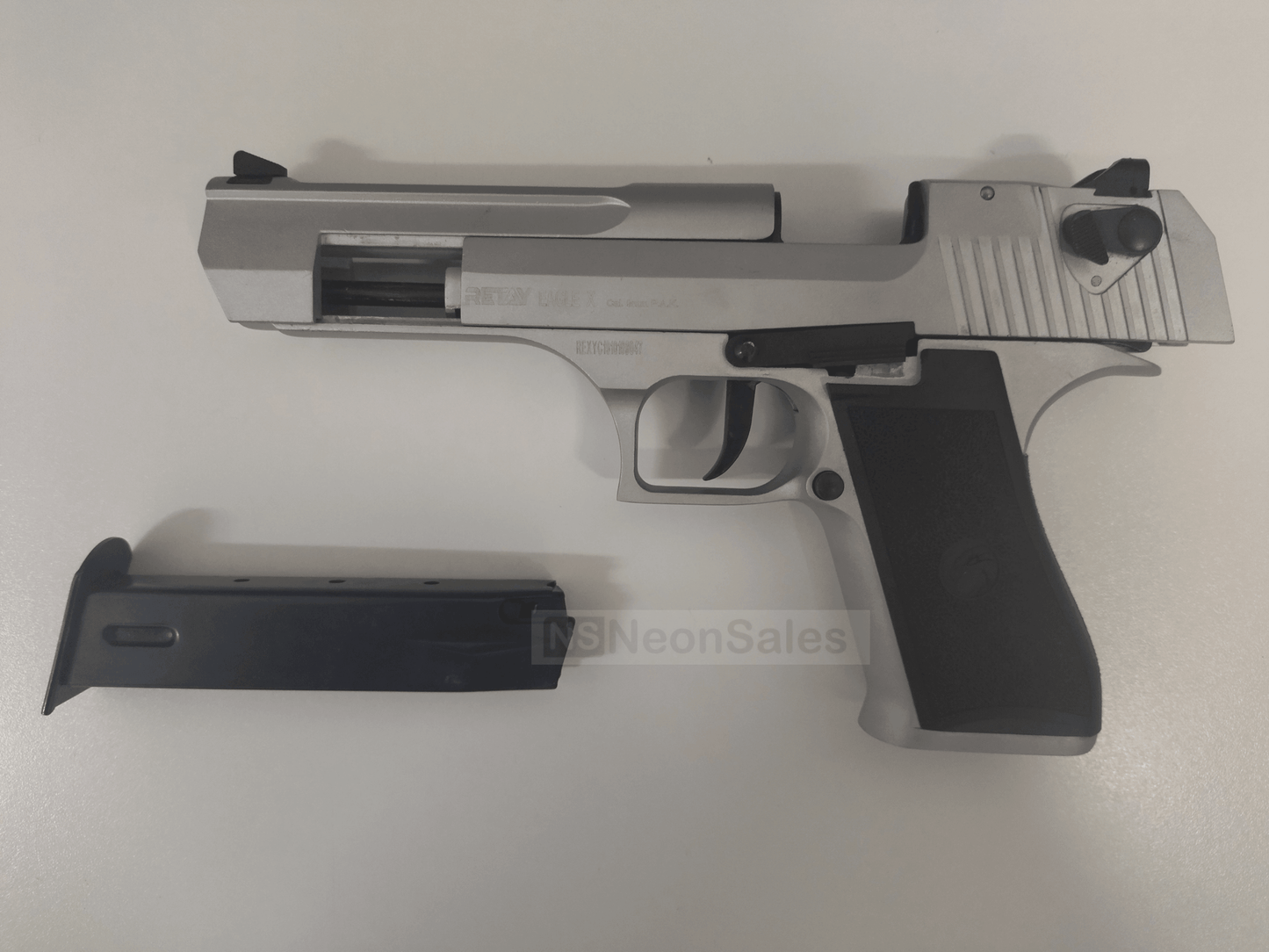RETAY EAGLE X BLANK GUN - MATTE CHROME - NeonSales {{ shop.shopifyCountryName }}