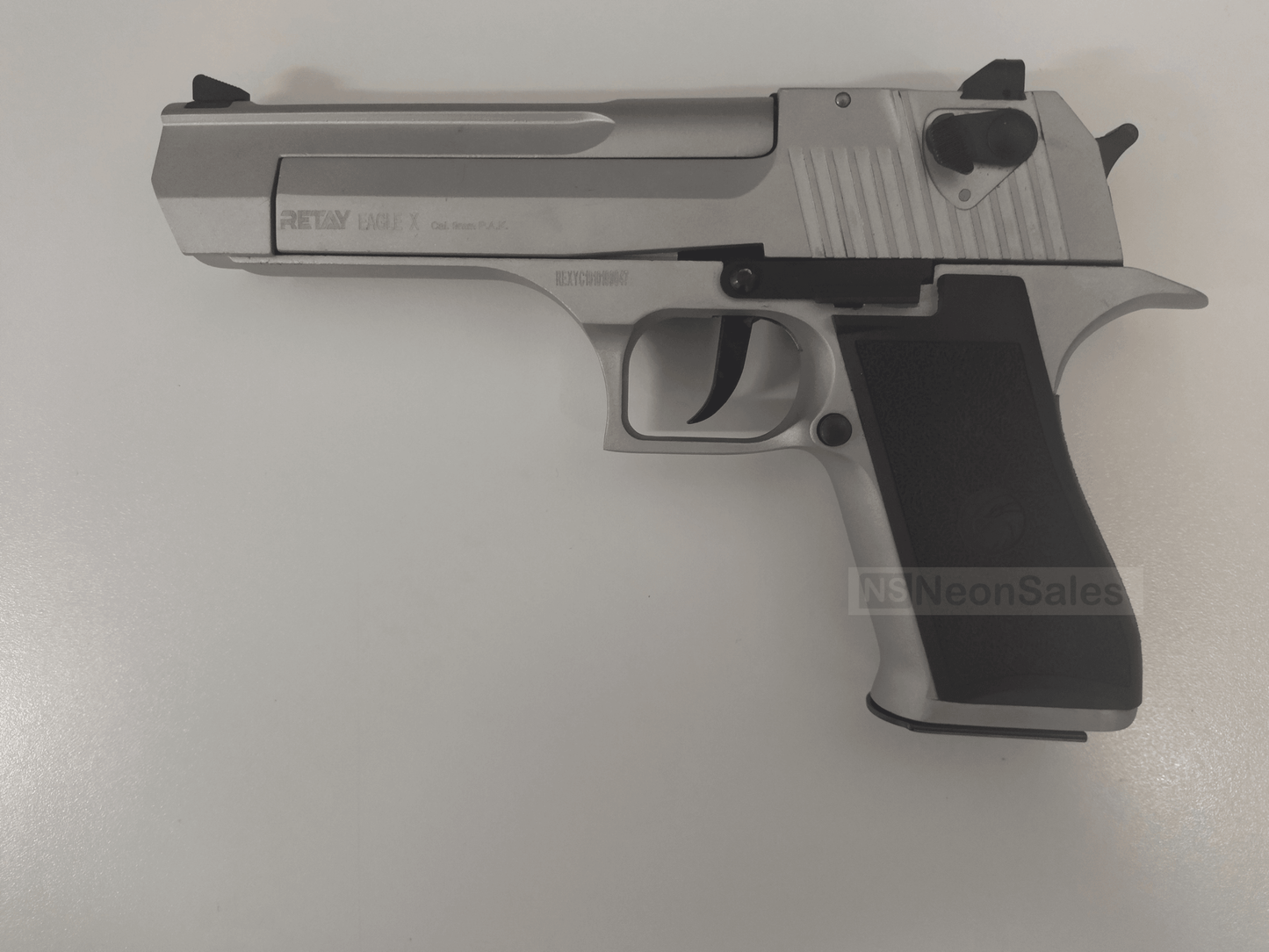 RETAY EAGLE X BLANK GUN - MATTE CHROME - NeonSales {{ shop.shopifyCountryName }}