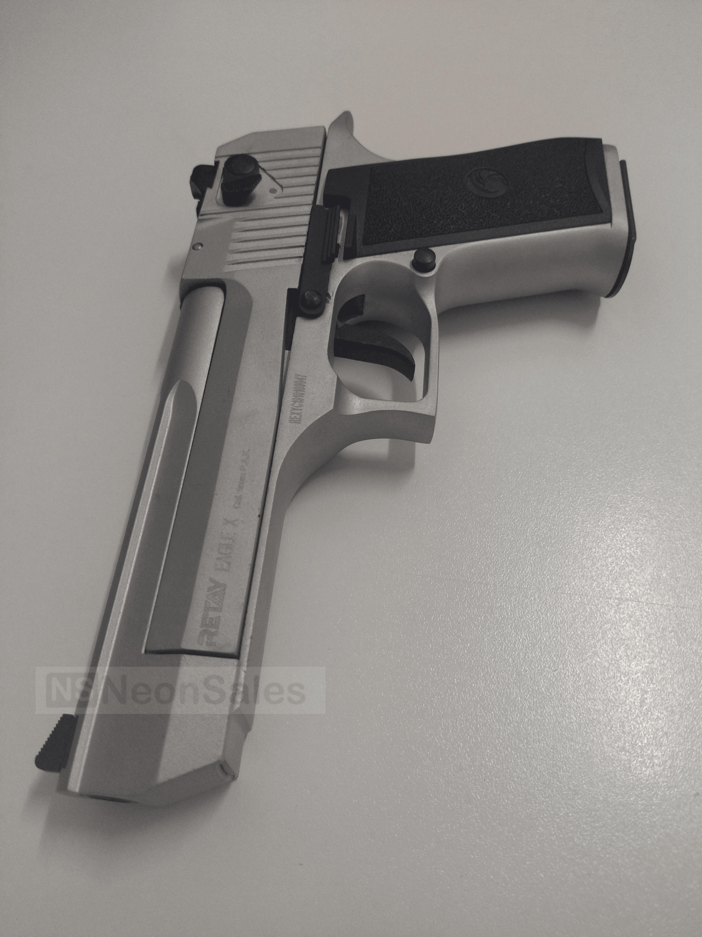 RETAY EAGLE X BLANK GUN - MATTE CHROME - NeonSales {{ shop.shopifyCountryName }}