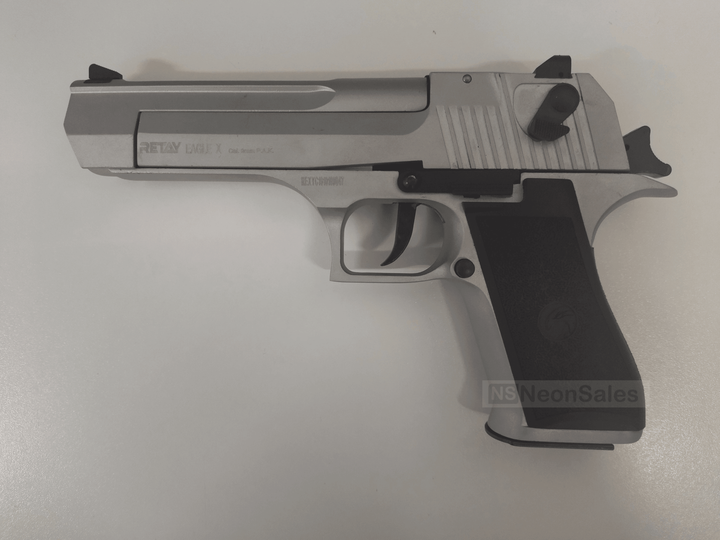 RETAY EAGLE X BLANK GUN - MATTE CHROME - NeonSales {{ shop.shopifyCountryName }}