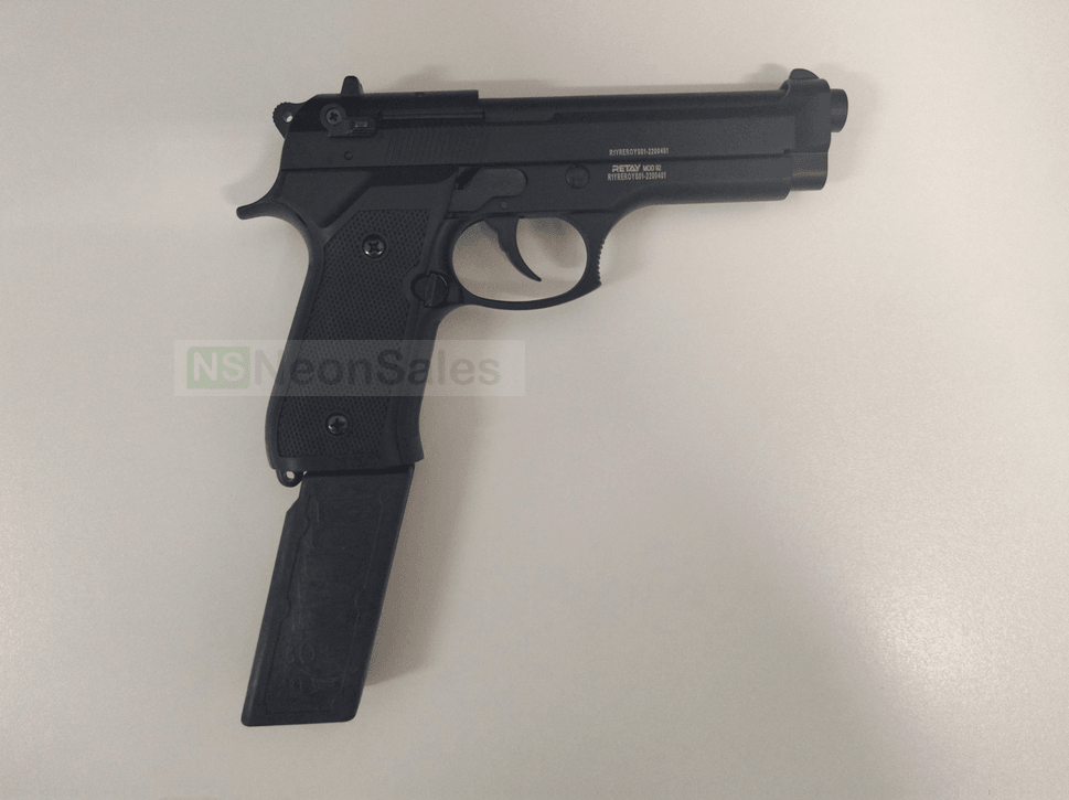 RETAY MOD 92 BLANK GUN - BLACK - NeonSales {{ shop.shopifyCountryName }}