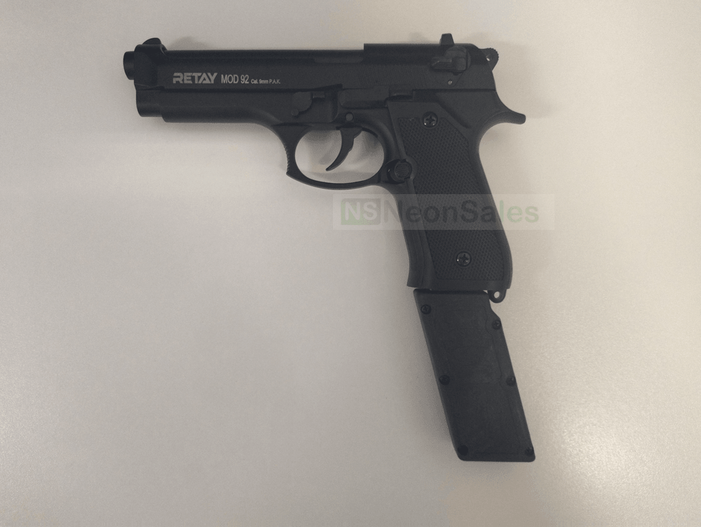 RETAY MOD 92 BLANK GUN - BLACK - NeonSales {{ shop.shopifyCountryName }}