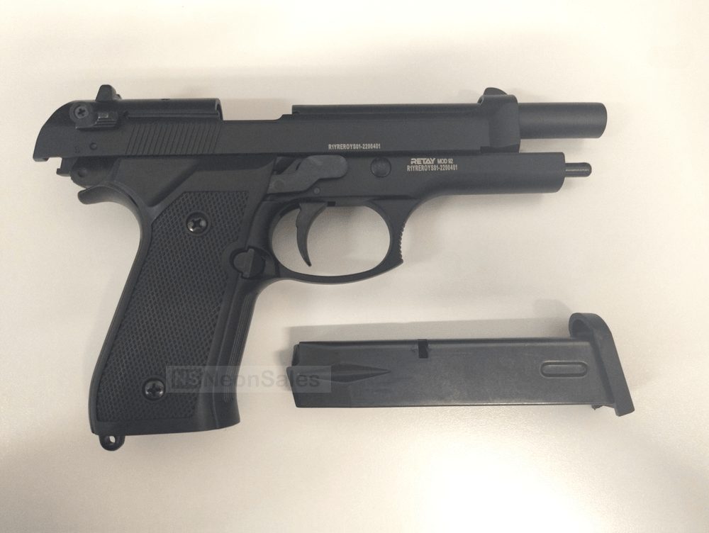 RETAY MOD 92 BLANK GUN - BLACK - NeonSales {{ shop.shopifyCountryName }}