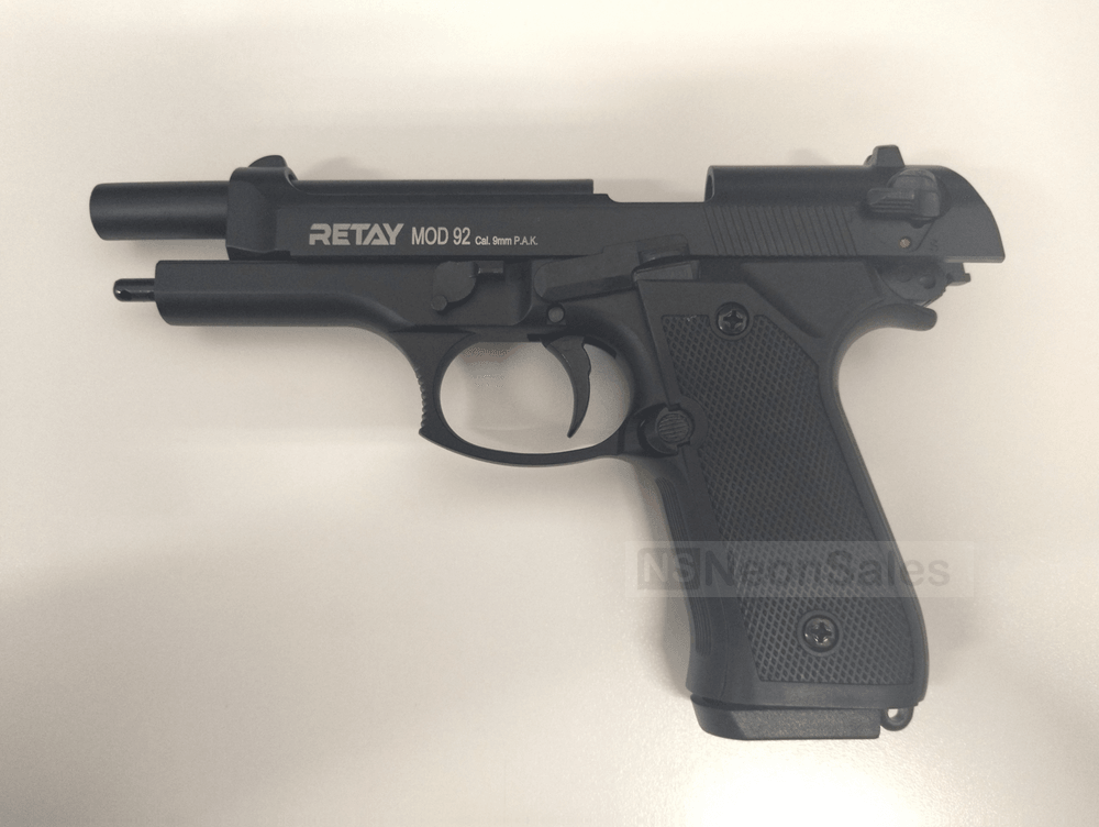 RETAY MOD 92 BLANK GUN - BLACK - NeonSales {{ shop.shopifyCountryName }}