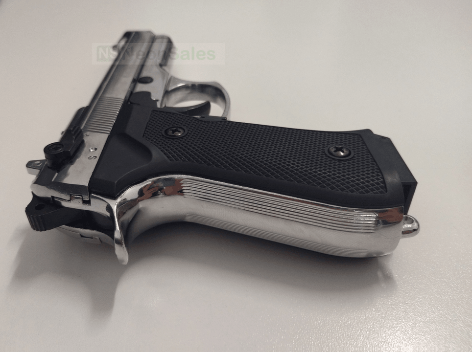 RETAY MOD 92 BLANK GUN- SHINY CHROME - NeonSales {{ shop.shopifyCountryName }}