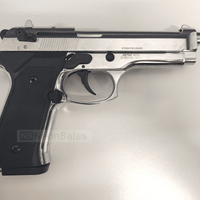 RETAY MOD 92 BLANK GUN- SHINY CHROME - NeonSales {{ shop.shopifyCountryName }}