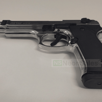 RETAY MOD 92 BLANK GUN- SHINY CHROME - NeonSales {{ shop.shopifyCountryName }}
