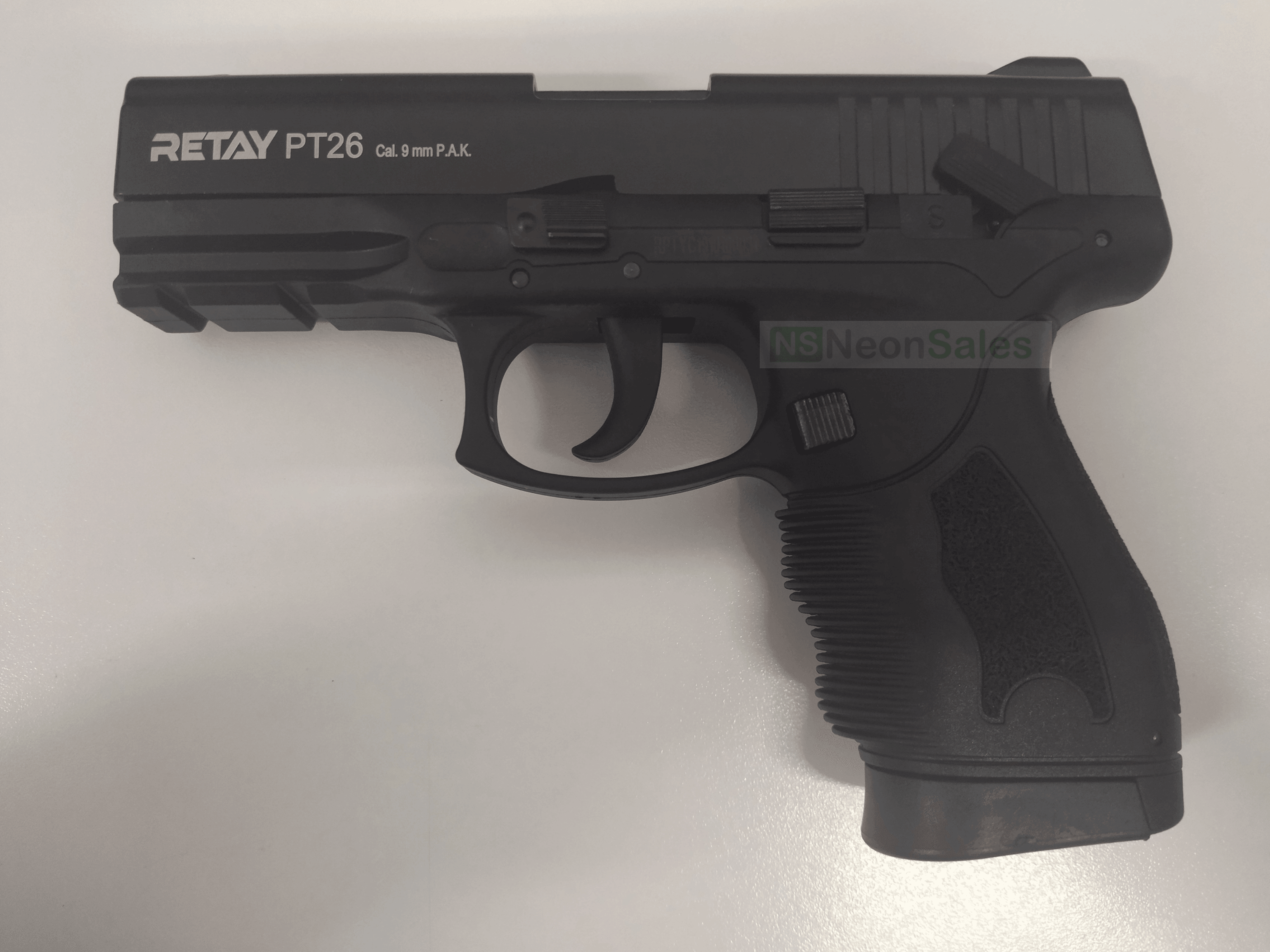 RETAY PT26 AUTOMATIC BLANK GUN - BLACK - NeonSales South Africa