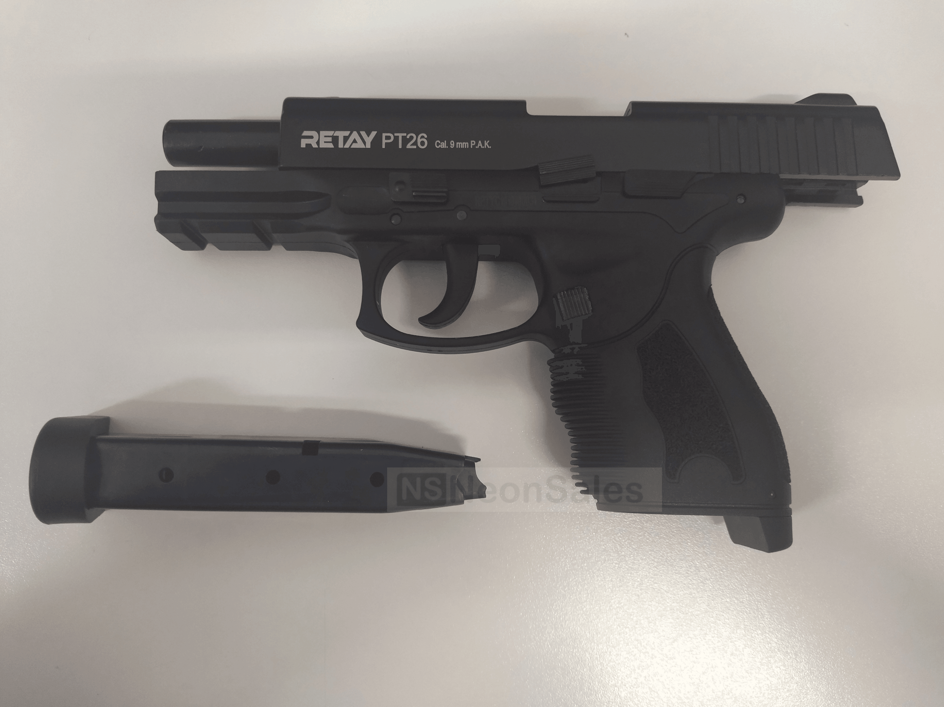 RETAY PT26 AUTOMATIC BLANK GUN - BLACK - NeonSales South Africa