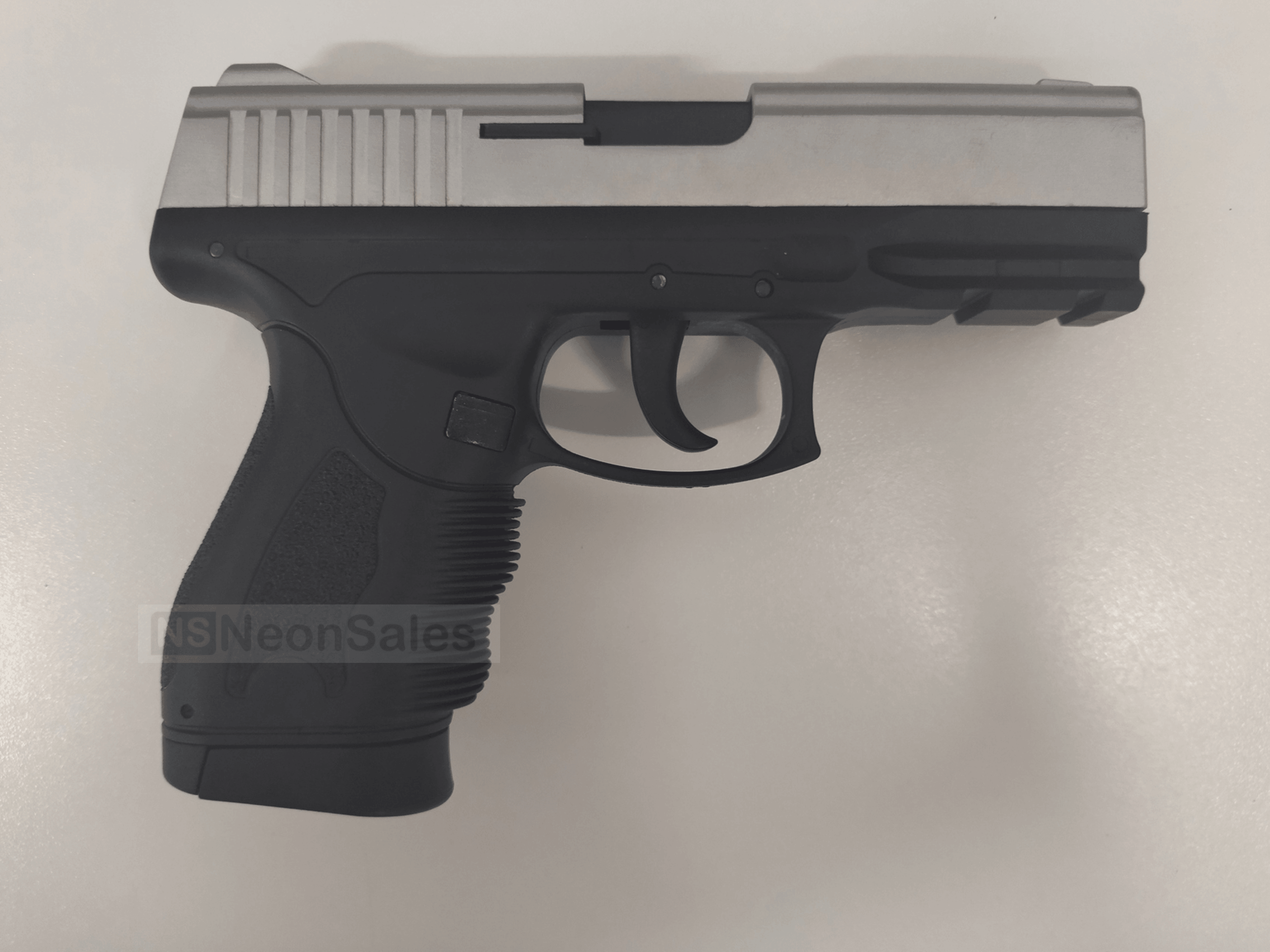 RETAY PT26 AUTOMATIC BLANK GUN - MATT CHROME - NeonSales South Africa