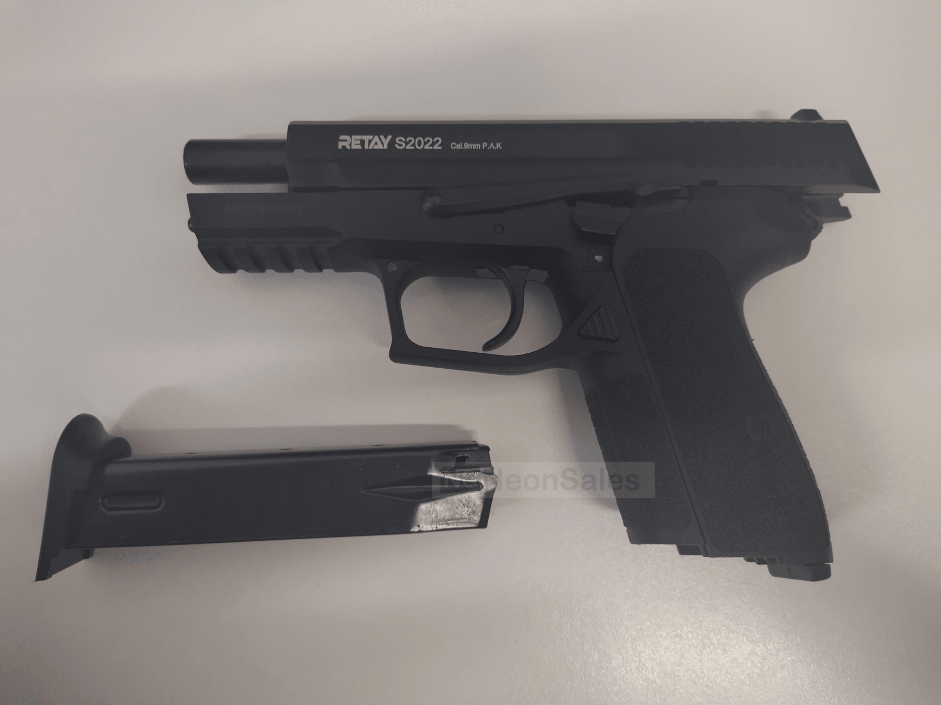 RETAY S2022 BLANK GUN - BLACK - NeonSales South Africa