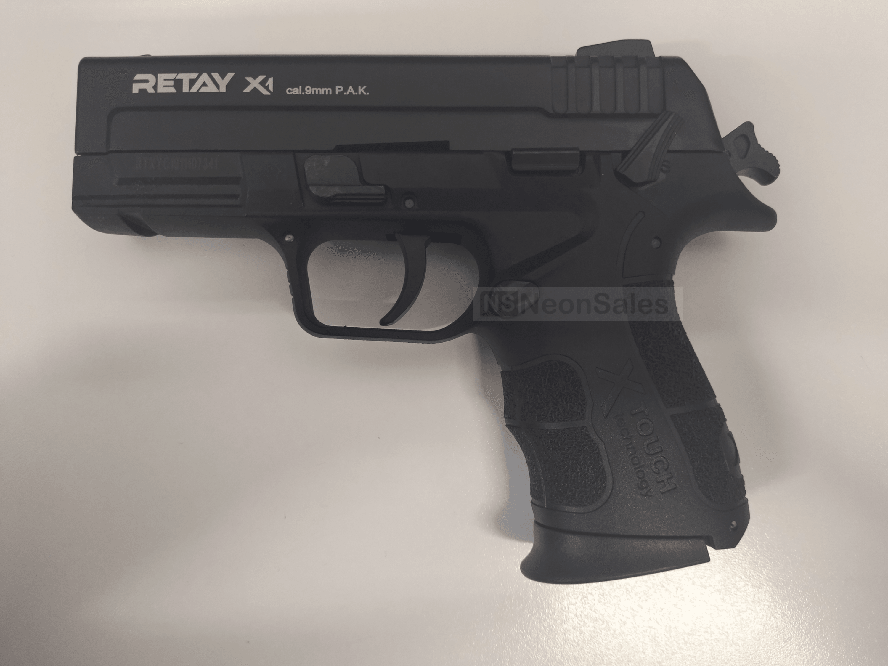 RETAY X1 BLANK GUN - BLACK - NeonSales South Africa