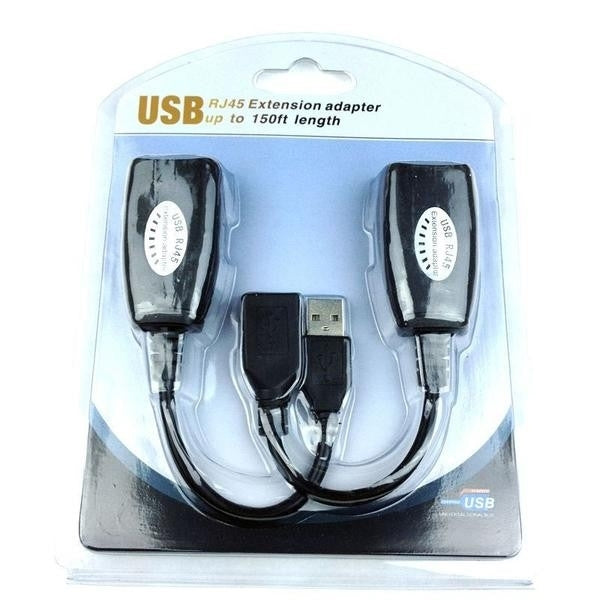 RJ45 USB CAT5/5E/6 EXT ADAPTER 150FT - NeonSales {{ shop.shopifyCountryName }}