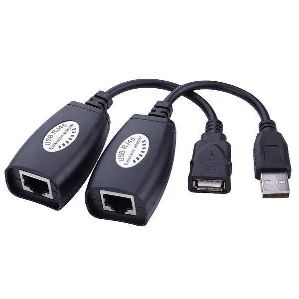 RJ45 USB CAT5/5E/6 EXT ADAPTER 150FT - NeonSales {{ shop.shopifyCountryName }}