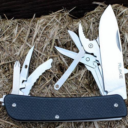 RUIKE KNIFE L31-B CRITERION BLACK POCKET KNIFE - NeonSales {{ shop.shopifyCountryName }}