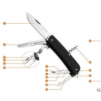 RUIKE KNIFE L31-B CRITERION BLACK POCKET KNIFE - NeonSales {{ shop.shopifyCountryName }}