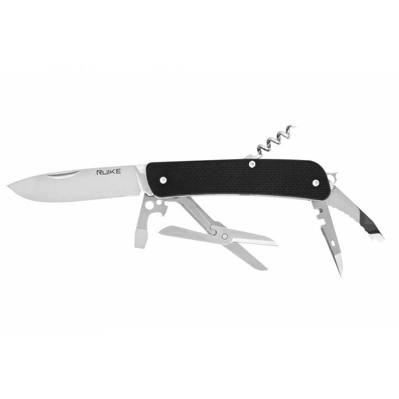 RUIKE KNIFE L31-B CRITERION BLACK POCKET KNIFE - NeonSales {{ shop.shopifyCountryName }}