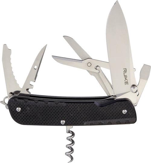RUIKE KNIFE L31-B CRITERION BLACK POCKET KNIFE - NeonSales {{ shop.shopifyCountryName }}