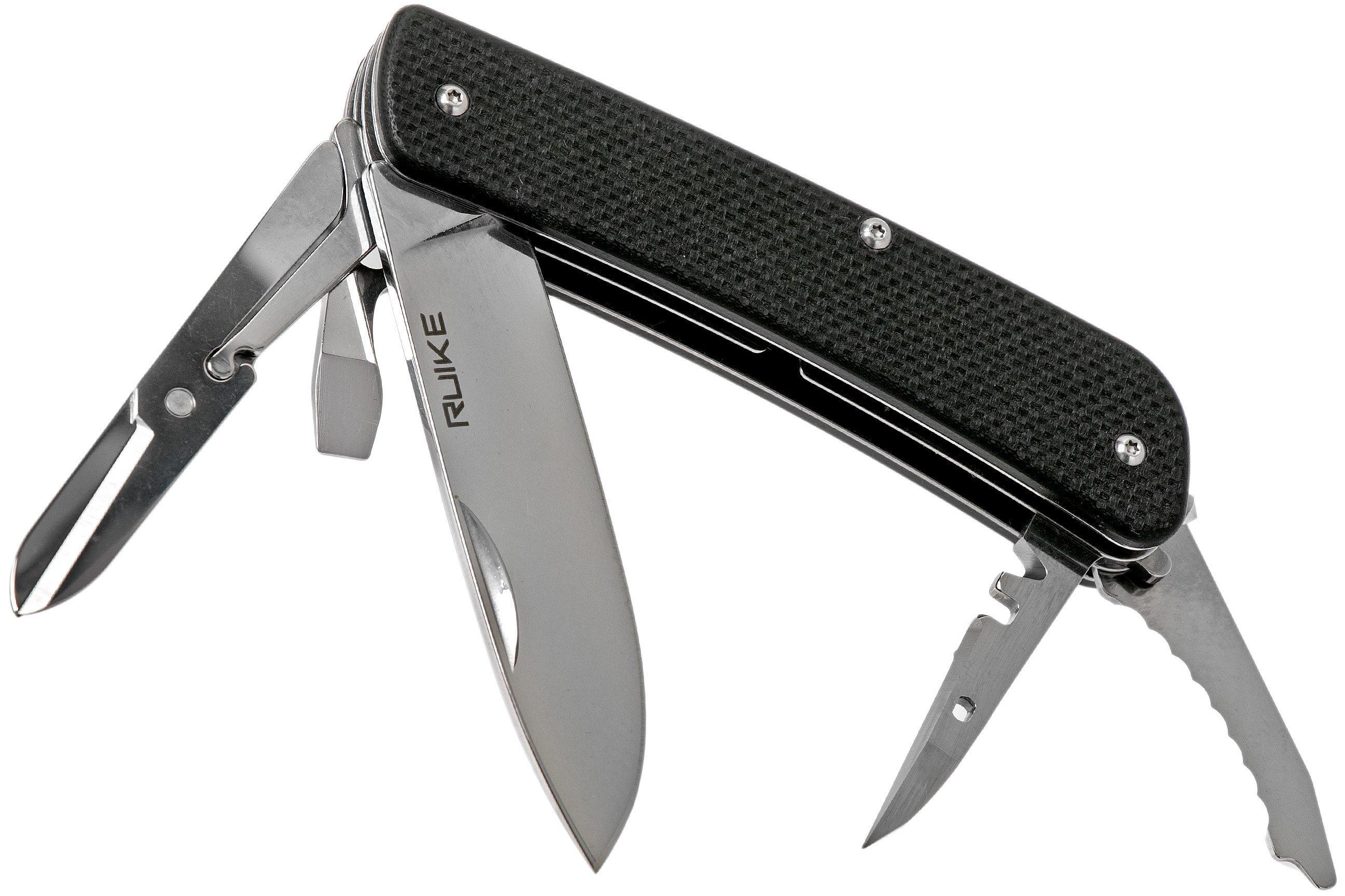 RUIKE KNIFE L31-B CRITERION BLACK POCKET KNIFE - NeonSales South Africa