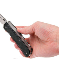 RUIKE KNIFE- LD31-B TREKKER POCKET KNIFE - BLACK - NeonSales {{ shop.shopifyCountryName }}
