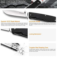 RUIKE KNIFE- LD31-B TREKKER POCKET KNIFE - BLACK - NeonSales {{ shop.shopifyCountryName }}