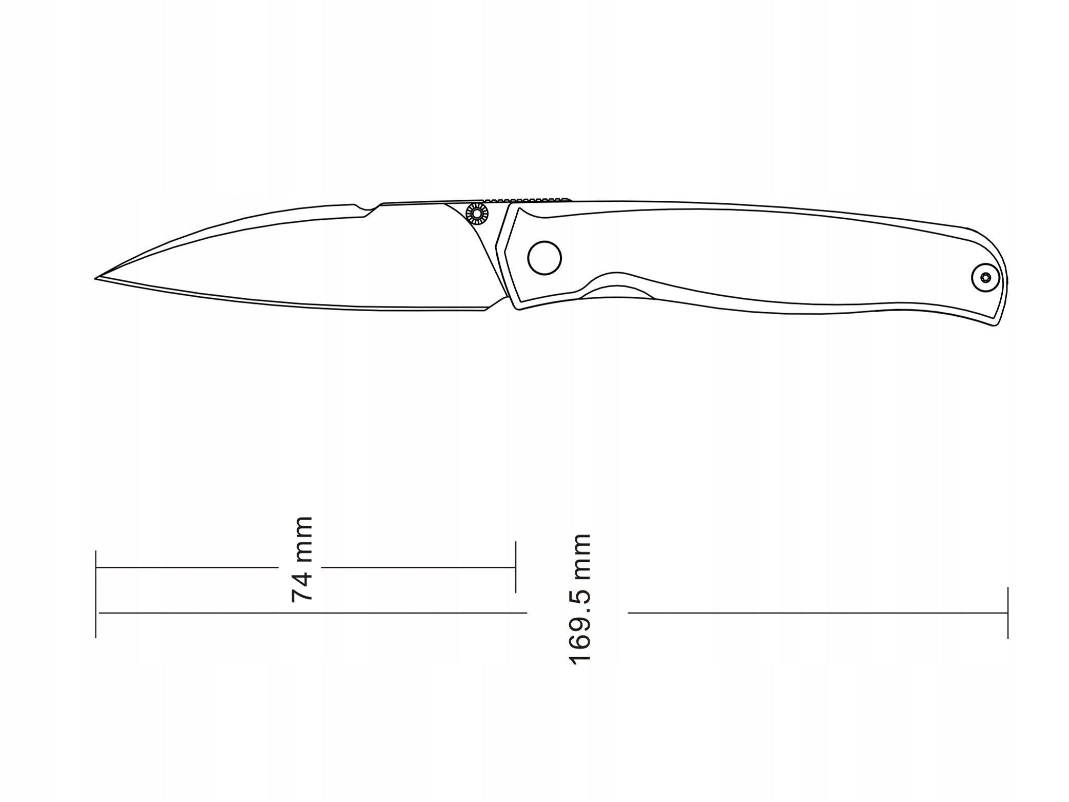 RUIKE KNIFE P661-B BLACK - NeonSales South Africa