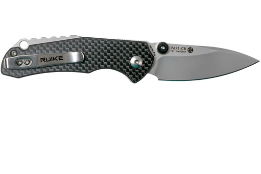 RUIKE KNIFE P671-CB CARBON FIBER OVERLAY - NeonSales {{ shop.shopifyCountryName }}