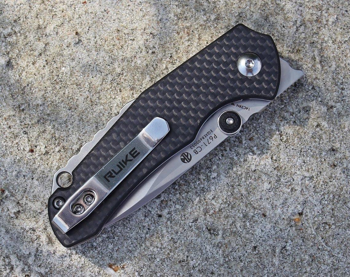 RUIKE KNIFE P671-CB CARBON FIBER OVERLAY - NeonSales {{ shop.shopifyCountryName }}