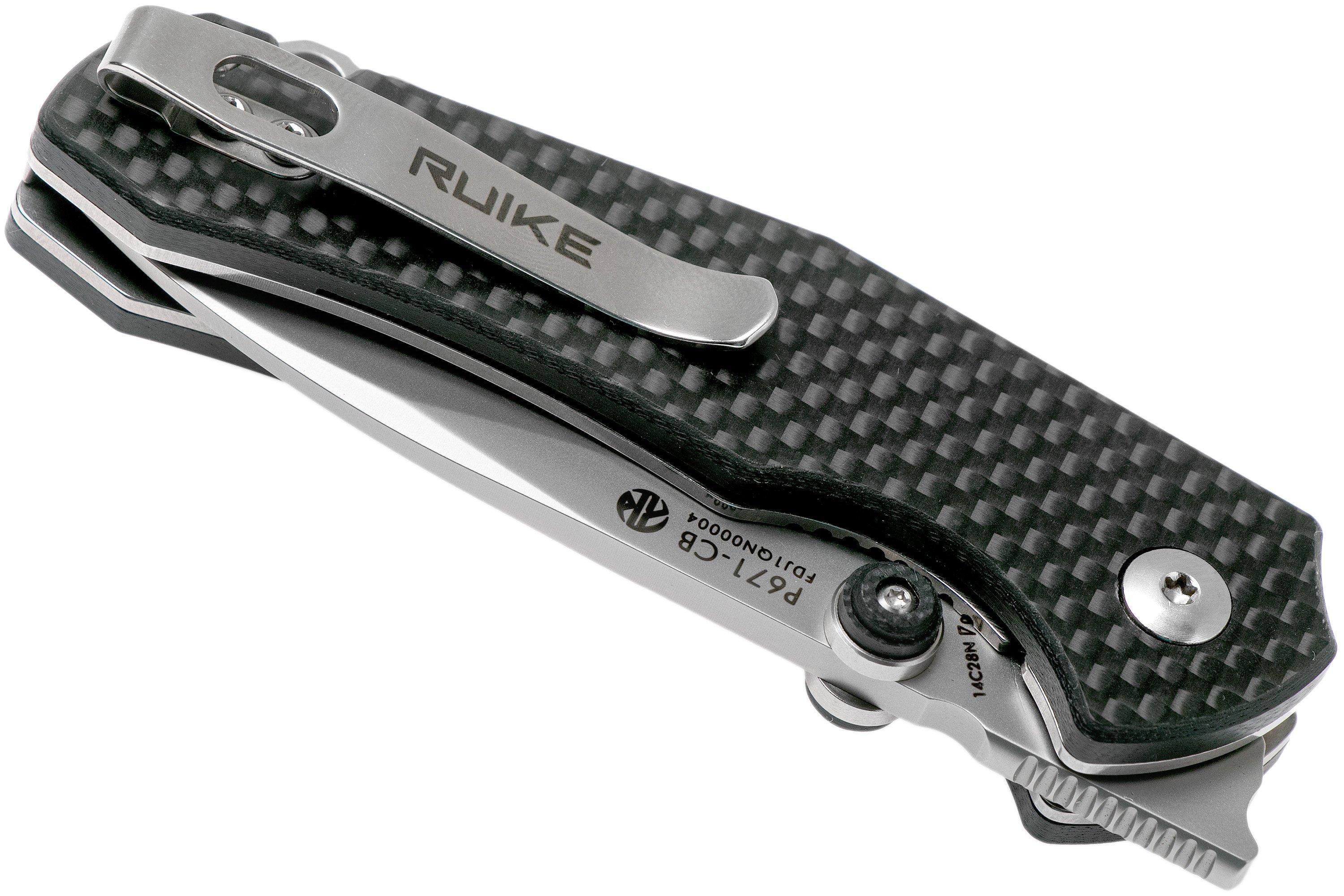 RUIKE KNIFE P671-CB CARBON FIBER OVERLAY - NeonSales South Africa