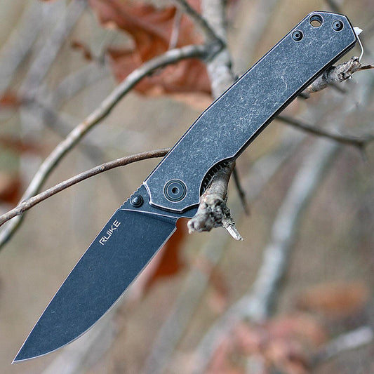 RUIKE KNIFE P801-SB BLACK STONEWASH - NeonSales {{ shop.shopifyCountryName }}