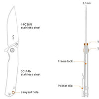 RUIKE KNIFE P801-SB BLACK STONEWASH - NeonSales {{ shop.shopifyCountryName }}