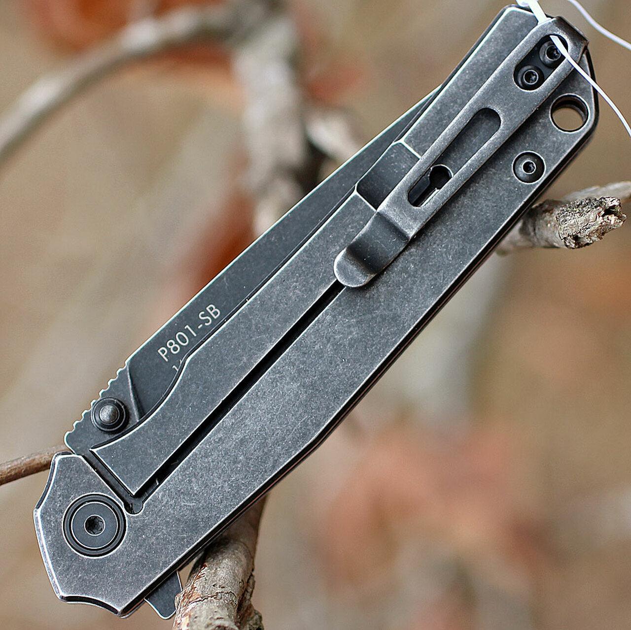 RUIKE KNIFE P801-SB BLACK STONEWASH - NeonSales {{ shop.shopifyCountryName }}